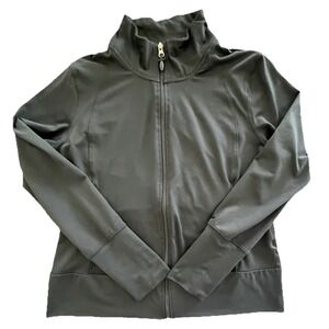 Champion Men's Full Zip Jacket Black Polyester Size XL X-Large